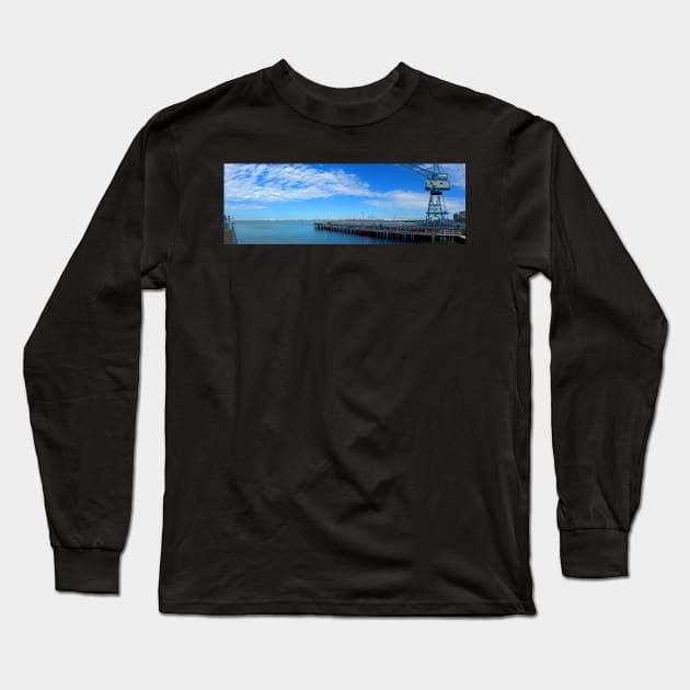 Princes Pier - Port Melbourne Long Sleeve T-Shirt by pops